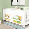 NicBex Twin Size Floor Platform Bed,Toddler Floor Bed with Built-in Book Storage Rack,Door,Montessori Floor Bed for Kids,Wood Slats Support - 4 of 4