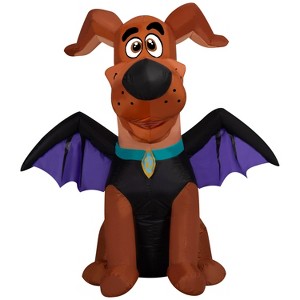 Gemmy Airblown Inflatable Scoob Puppy As Bat WB , 3.5 ft Tall, Multicolored - 1 of 4