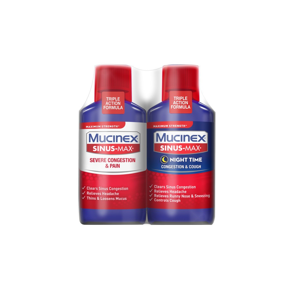 UPC 363824263229 product image for Mucinex Sinus-Max Severe Congestion 2 Pack Day Time & Night Time | upcitemdb.com