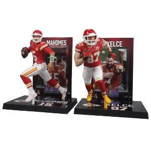 Mcfarlane Toys NFL McFarlane Figure Set |Travis Kelce & Patrick Mahomes - 1 of 4