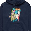 Men's - Ren & Stimpy - Ren and Stimpy Retro Nickelodeon Logo Graphic Fleece Pullover Hoodie - 2 of 4