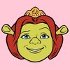Girl's Shrek Big Face Fiona T-Shirt - 2 of 4