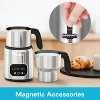 2-Pack Replacement Whisks for 12-in-1 Electric Milk Frother and Warmer, Automatic Milk Steamer and Frothing Whisks, Black 1.5 x 1.5 inches - 3 of 4