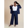 ELOQUII Women's Plus Size Denim Blazer - 3 of 4