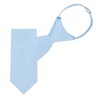 Jacob Alexander Young Boys' 11" Solid Color Pre-Tied Zipper Neck Tie - 2 of 4