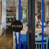 Unique Bargains Acrylic Self-Adhesive Decor Business Push Pull Door Signs 3 Pairs - 3 of 4