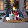 Gemmy Christmas Inflatable Starry Nativity Scene, 5 ft Tall, Multi - 2 of 4