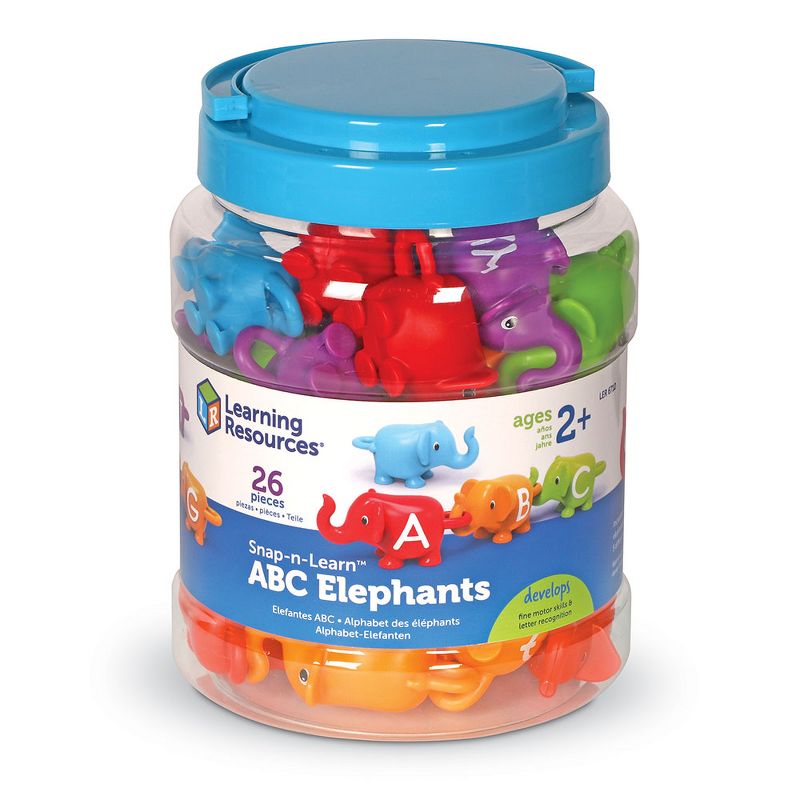 Learning Resources Snap-n-Learn ABC Elephants, Educational Toys, Alphabet Elephant Toy, Ages 2+, 4 of 7