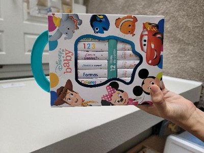 Disney Board Books Disney Baby Story Book Set ~ Paquete de 12 libros de  tablero de Disney Princess My First Library Block Books para niños pequeños