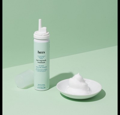 hers Hair Regrowth Foam Treatment 5% Minoxidil - 2.11oz, 2 of 15, play video