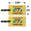 Big Bang Theory Sheldon Cooper Fun With Flags Luggage ID Tags Set of 2 - 4 of 4