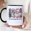 Coquette Pink Christmas Mug, It's The Most Wonderful Time Of The Year Vintage Gift (Non-Custom Only)| OrnamentallyYou - 3 of 4