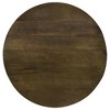 30" Natural Mango Wood and Gunmetal Accent Table with Tripod Iron Base for Living Room - 4 of 4