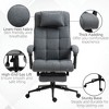 Resenkos Home Office Chair Computer Chair,Reclining Office Chair Rolling Swivel Chair Footrest Linen-Feel, Dark Grey - 2 of 4