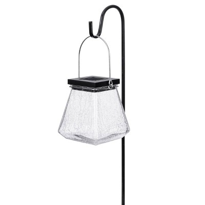 Solar Shepard Hook/Table Light Black - Sterno Home