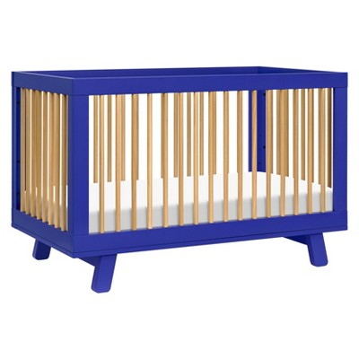 Babyletto Hudson 3 in 1 Convertible Crib With Toddler Rail Cobalt honey Target