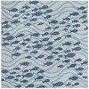 Unique Loom Outdoor Coastal Shoal Fishes Woven Area Rug - 2 of 4
