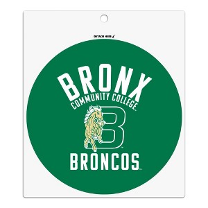 Bronx Community College Broncos Logo Automotive Car Refrigerator Locker Vinyl Circle Magnet - 1 of 4