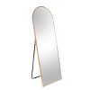 71"x27"Large Arched Full Size Mirror With Stand,Floor Mirror Arched，Metal Arch Full Length Mirror,Freestanding Mirror-The Pop Home - image 4 of 4