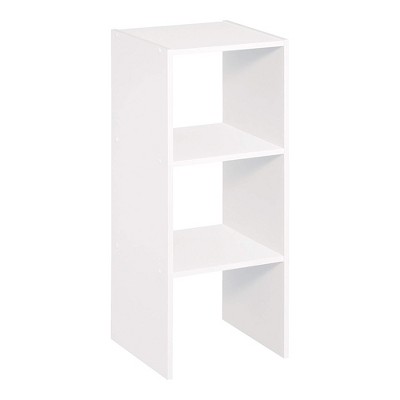 Closetmaid Decorative Home Stackable 2-Cube Cubeicals Organizer Storage in White with Hardware for Office, Home, Closet, or Toys