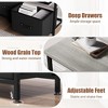 Dresser TV Stand 50 Inch Entertainment Center with Storage TV Stand for Bedroom Small TV Stand Dresser with Drawers and Shelves - 4 of 4