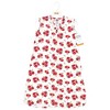 Hudson Baby Infant Girl Cotton Sleeveless Wearable Sleeping Bag, Sack, Blanket, Red Rose - 2 of 2