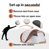 EchoSmile 8-Person Pop Up Boat Tent - 3 of 4