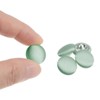 Unique Bargains Blouses Sweater Round Aluminum Cotton Fabric Cloth Covered Buttons 10 Pcs - 4 of 4
