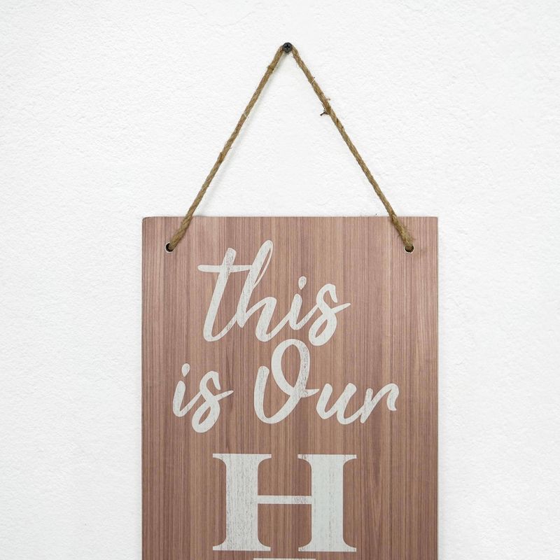 Happy Place Nut House&#39; Double Sided Hanging/Leaning Wall Sign - American Art Decor, 5 of 8
