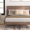 Taylor & Logan Queen Amara Wooden Platform Bed with Headboard Brown: 5-Year Warranty, Wood Frame, 44.5" Height - 4 of 4