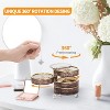 HTUTWOO 4-Layers Rotatable Jewelry Organizer Storage Box, Clear Jewelry Holder Case for Ring Earring Necklaces Bracelets Makeup Hair Accessories - 4 of 4