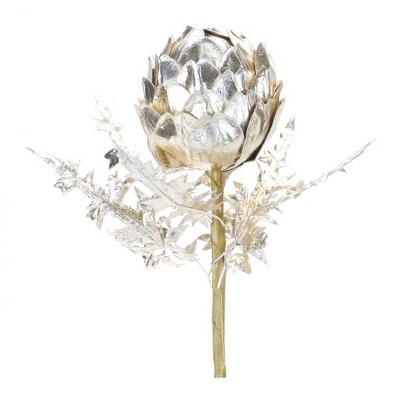 Melrose Metallic Artichoke Stem (Set of 2)