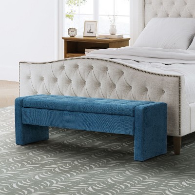 Jaime 55.1" Wide Storage Bench | ARTFUL LIVING DESIGN