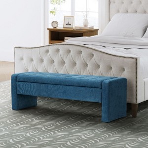 Jaime 55.1" Wide Storage Bench | ARTFUL LIVING DESIGN - 1 of 4