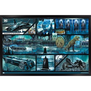 Trends International DC Comics Batman - The Batcave Framed Wall Poster Prints - 1 of 4
