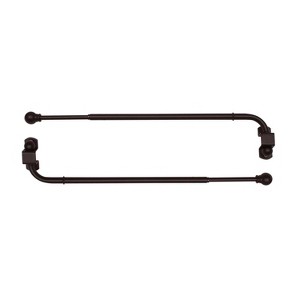 Versailles Swing Arm With Ball Finial Pair - Espresso - 1 of 4