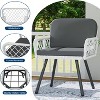 GustoWave 4-Piece Outdoor Dining Chair Set with Cushions for Indoor, Garden, Balcony, Deck, Backyard - 4 of 4