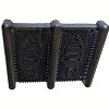 HomeRoots 13" X 16" Black Outdoor Rubber Boot Scraper - 4 of 4