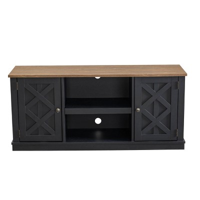 TV Stand for TVs up to 65" Charcoal - Home Essentials