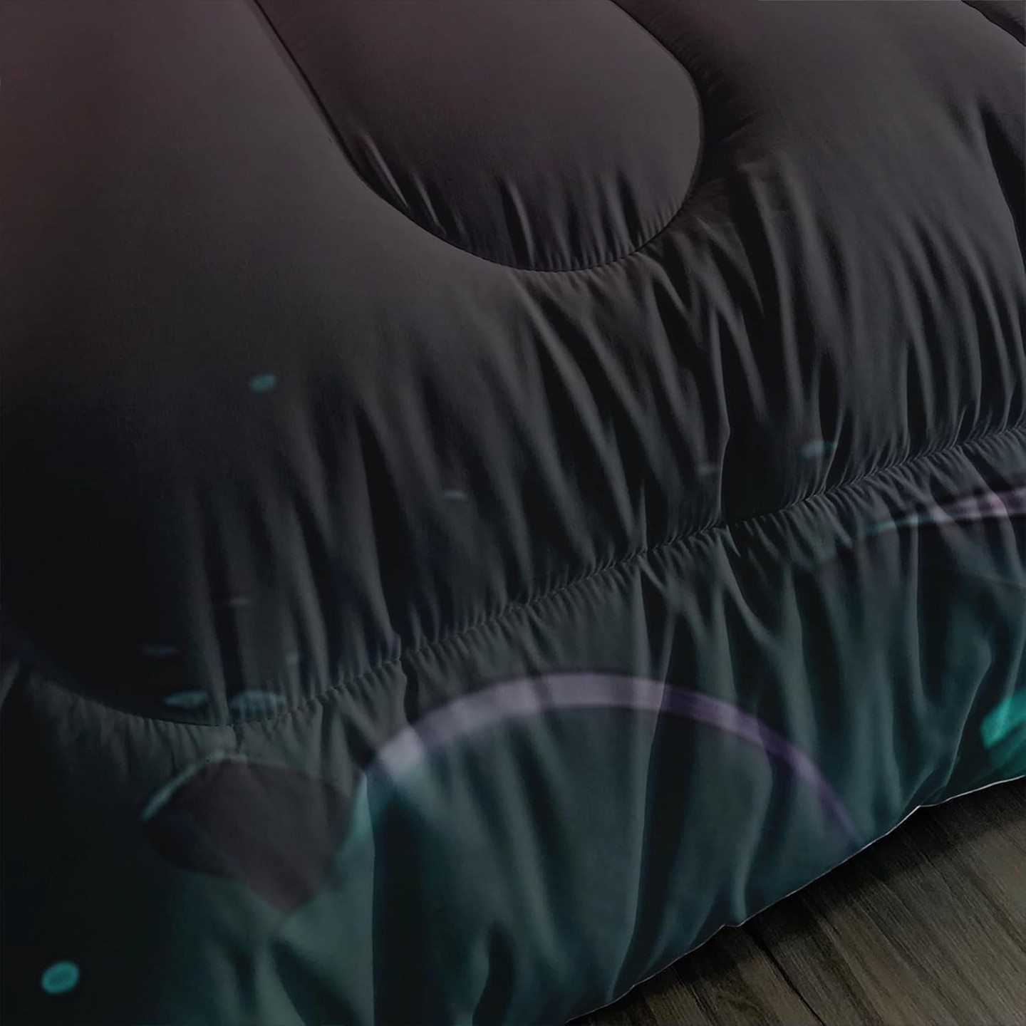 Комплект с одеялом Acoinel Neon Gamer Controller Comforter Set - Gaming Bedding Teens with 2 Pillowcases, Queen для мальчиков — фото 7