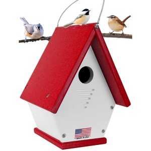 JCS Wildlife Wren, Chickadee, and Warbler Chateau Birdhouse - 1 of 4