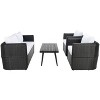 Tarien 4 Pc Living Set - Indoor/Outdoor - PAT7524 - Safavieh - 4 of 4