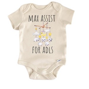 Occupational Therapy ADLS - Baby Boy Girl Clothes Infant Onesie® Funny Cute Newborn GS1 - 1 of 4