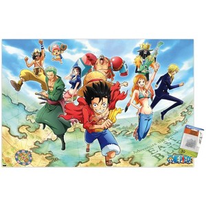 Trends International One Piece: Fishman Island - Crew East Blue Unframed Wall Poster Prints - 1 of 4