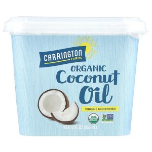 Carrington Farms Organic Coconut Oil, Unrefined, 12 fl oz (355 ml) - 1 of 2