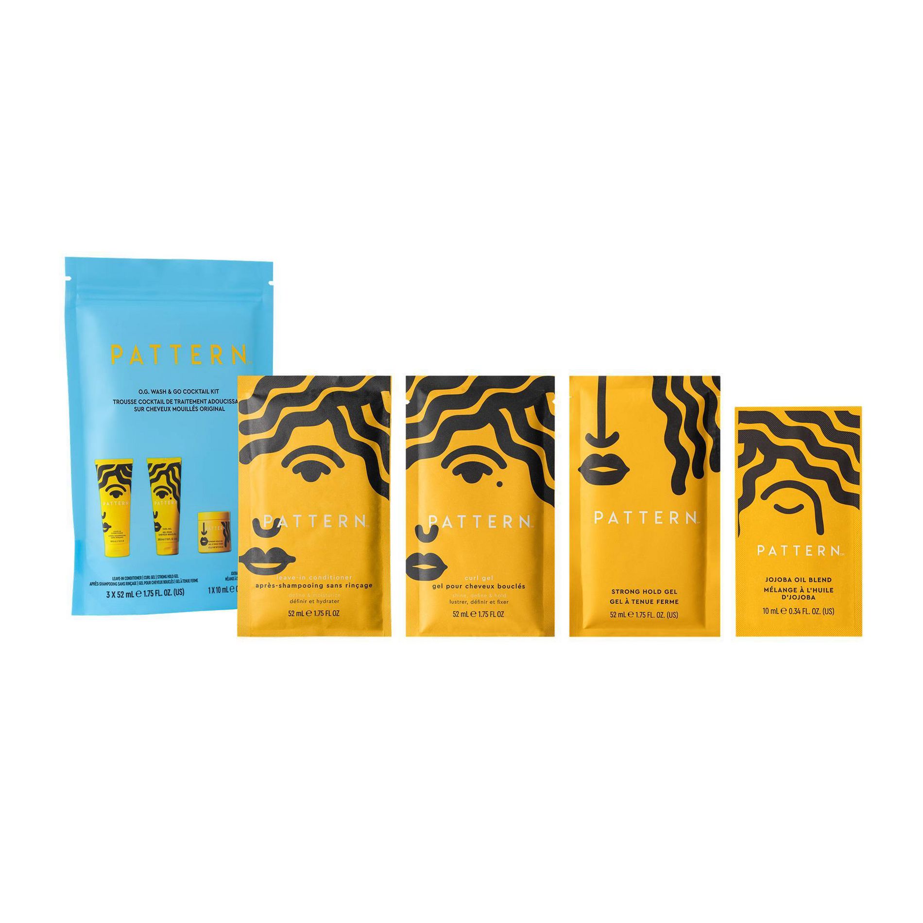 PATTERN Juicy Wash & Go Cocktail Kit - 4pc - Ulta Beauty