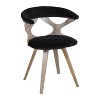 Gardenia Mid-Century Modern Dining Accent Chair with Swivel - LumiSource - 2 of 4