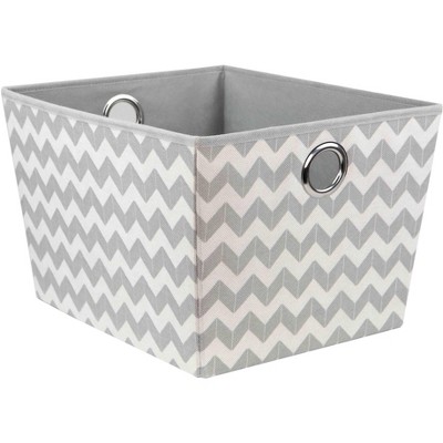 Home Basics Large Chevron Tote