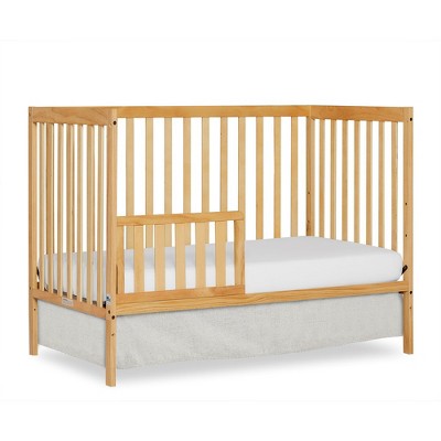Natural Pinewood 5-in-1 Convertible Crib with Adjustable Mattress Support