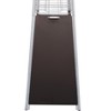 Mocha Commercial Grade 40,000 BTU Propane Standing Patio Heater with Wheels - 4 of 4
